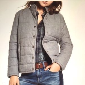 NWOT Treasure & Bond Flannel Puffer Jacket size s